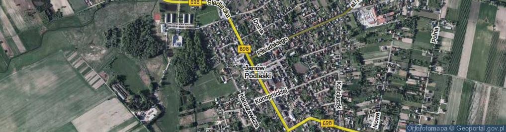 Zdjęcie satelitarne Plac Partyzantów pl.